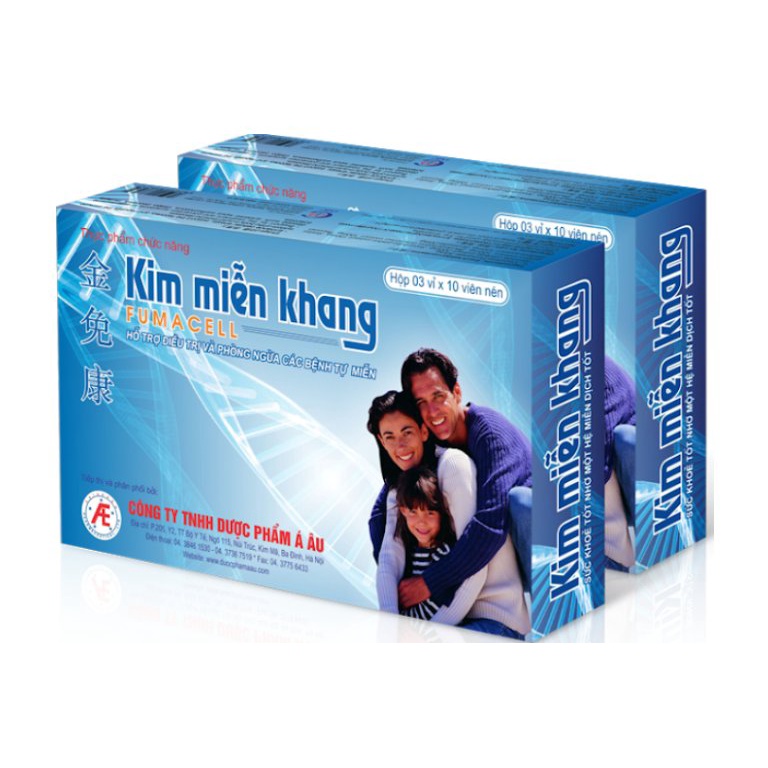 Kim miễn khang - Giảm các nguy cơ tiến triển của các bệnh-tự miễn KIM MIEN KHANG