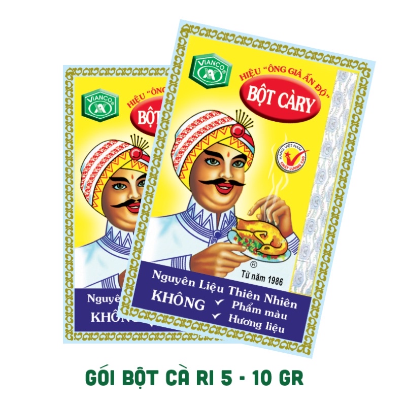 Bột Cà Ry Việt Ấn - gói lớn & nhỏ