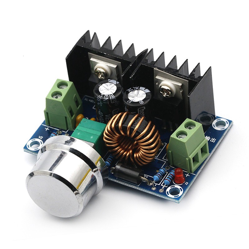 XH-M401 8A 200W DC-DC Step Down Buck Converter Mô-đun cấp nguồn XL4016E1 PWM Bộ điều chỉnh điện áp 4-40V đến 1,25-36V