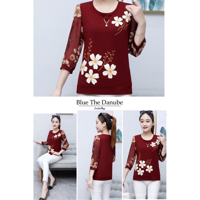 Áo Sơ Mi Vải Voan Tay Ngắn Dáng Rộng Phong Cách Phương Tây Thời Trang Cho Nữ 2021