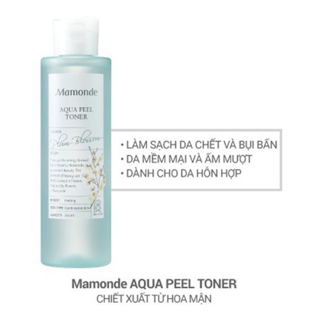 Nước Hoa Hồng Mamonde Pore Clean Toner 250ml