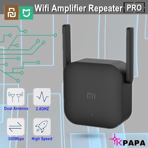 Thiết Bị Khuếch Đại Tín Hiệu Wifi Không Dây Xiaomi Pro 300mbps