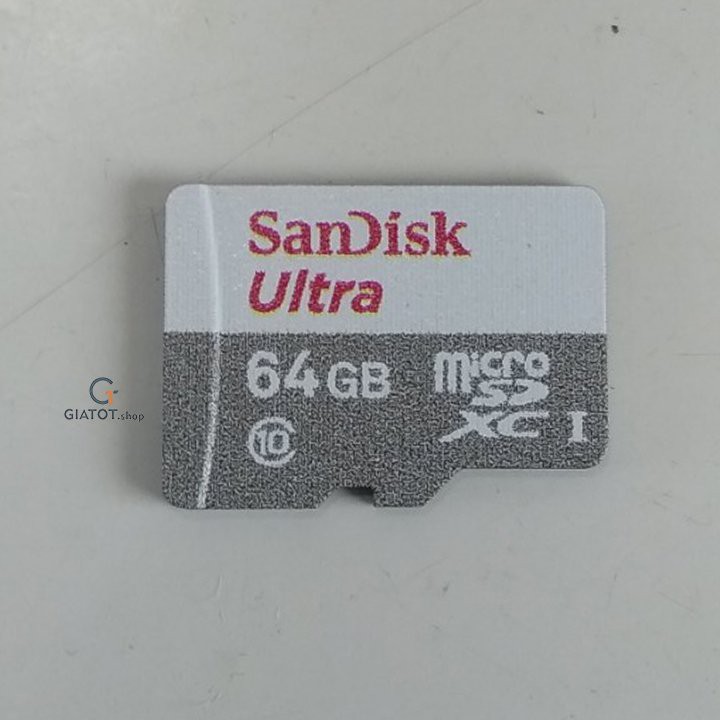 Thẻ nhớ 64Gb SanDisk Ultra Class 10 100Mb/s chính hãng