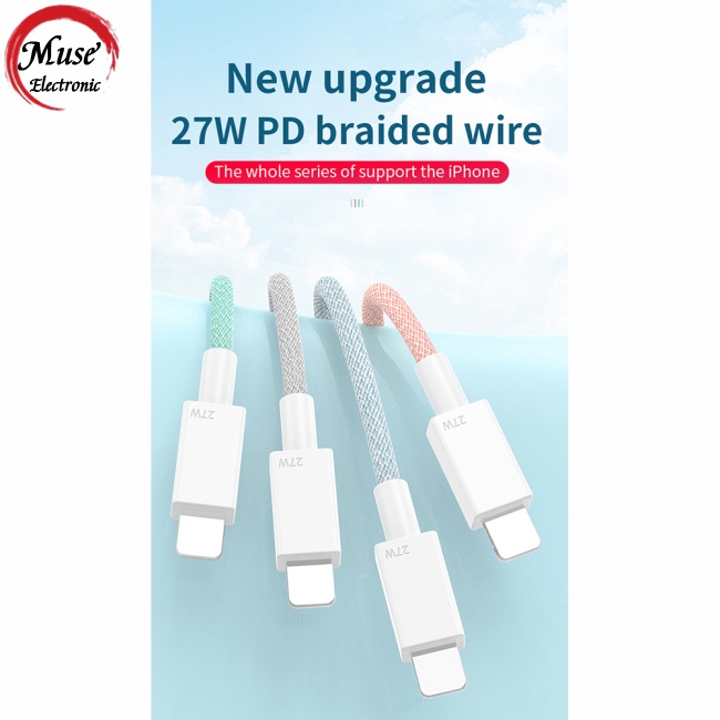 Cáp Sạc Nhanh Pd 27w 20w / 18w Cho Iphone 12 Iphone 13 Điện Thoại