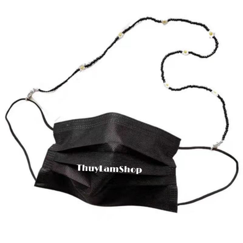Dây đeo trang trí khẩu trang/mắt kính chống trượt rơi hình bông hoa tiện lơi thời trang