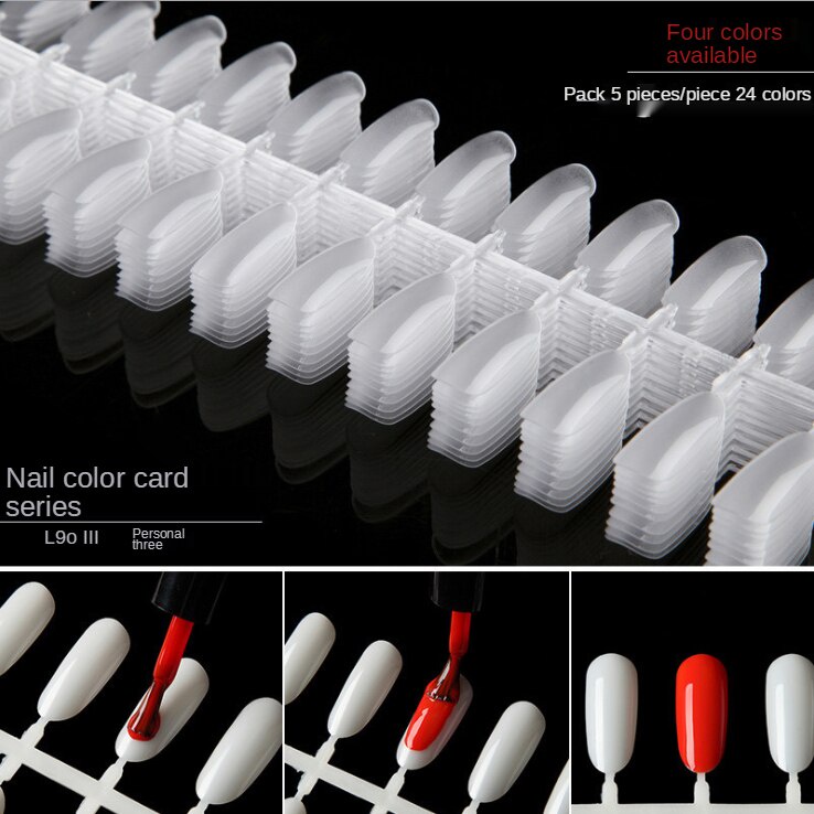 [Hàng mới về] Set 24 móng tay giả trong suốt tiện dụng