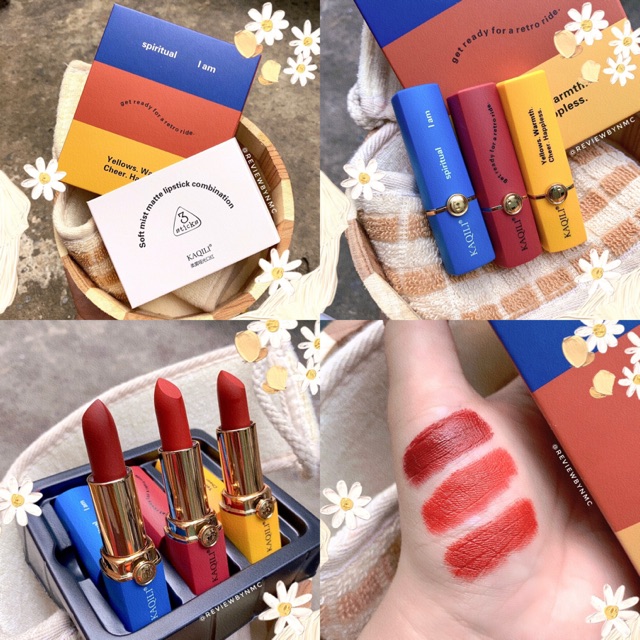 SET 3 SON THỎI KAQUIL NỘI ĐỊA TRUNG