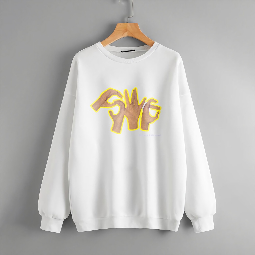 Áo nỉ Sweater SWE Nam Nữ, Form RỘNG CHUẨN Xu Hướng, áo Tay dài nỉ bông Cao Cấp Unisex. KKIM Style