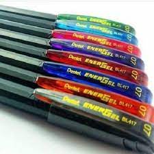 Bút Bi Nước Mực Gel Nhật Bản Pentel Energel BL417 | Bút Nước 12 Màu Mực | Ngòi 0.7mm/ Bút Mực Gel Nhiều Màu