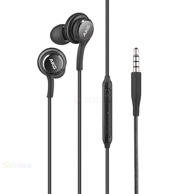 Tai nghe Samsung AKG S10+ full box mới 100%, dây bọc dù, có mic và đầy đủ nút bấm, tặng kèm nút cao su đệm tai