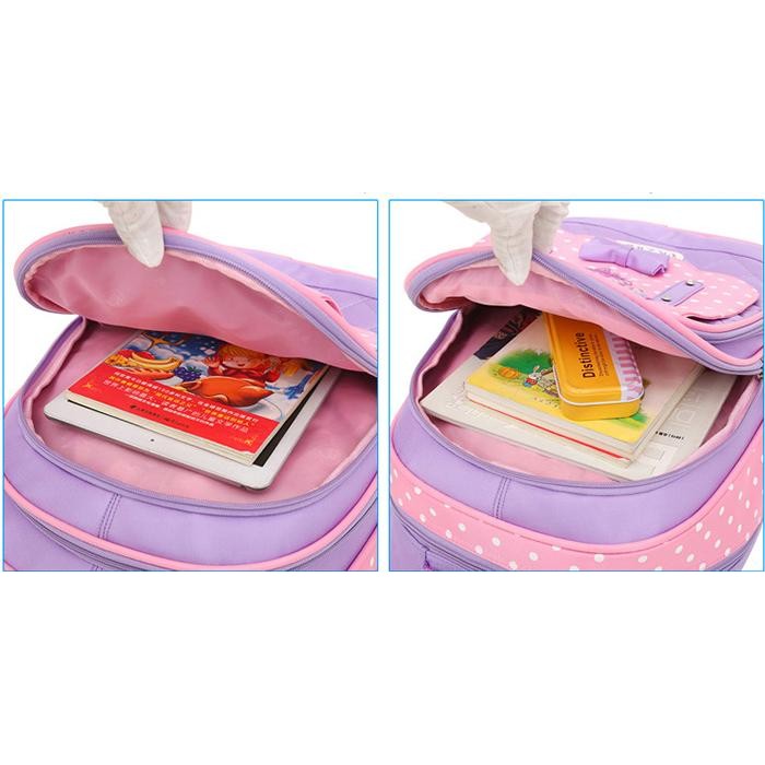 Balo bé gái cấp 1 hãng Kawaii size lớn cho lớp 3, 4, 5