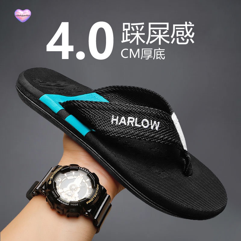 Dép Xỏ Ngón Đế Dày Chống Trượt Thời Trang Xu Hướng Mới Cho Nam