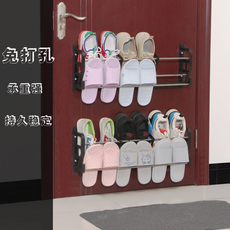 Dán cửa sau giá treo giày gia đình đa chức năng tiết kiệm không gian để đồ chống trộm tường loại mini | BigBuy360 - bigbuy360.vn