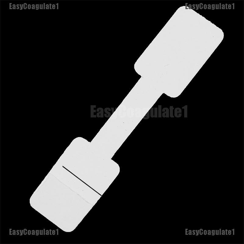 50/100 Tag giá trống bằng giấy gắn trang sức nhẫn khuyên tai