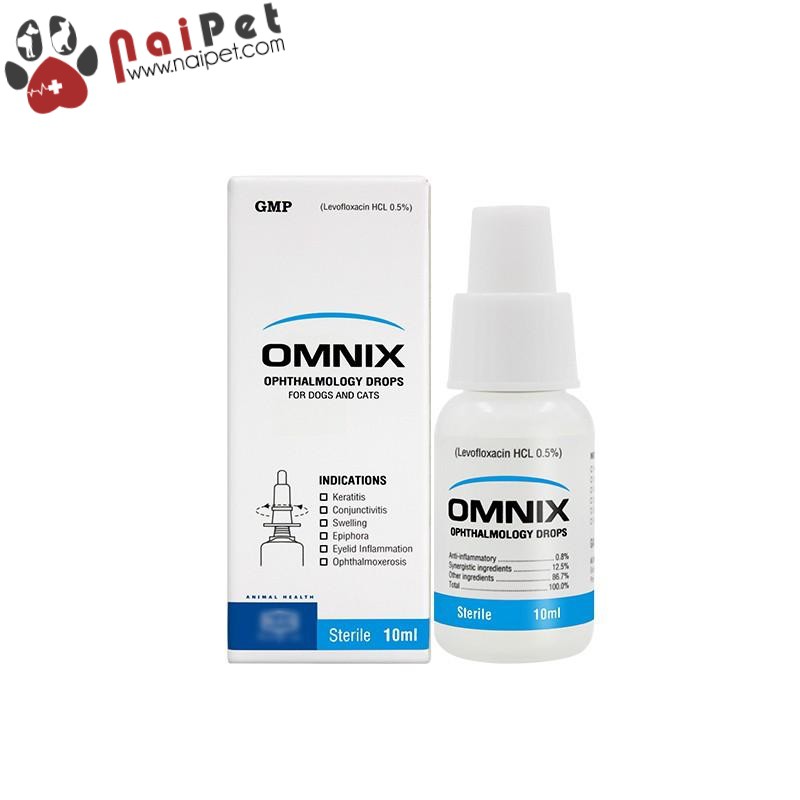 Lọ Nhỏ Mắt Tr.ị Viêm Giác Mạc Viêm Kết Mạc Viêm Bờ Mi Khô Ngứa Omnix Alkin 10ml