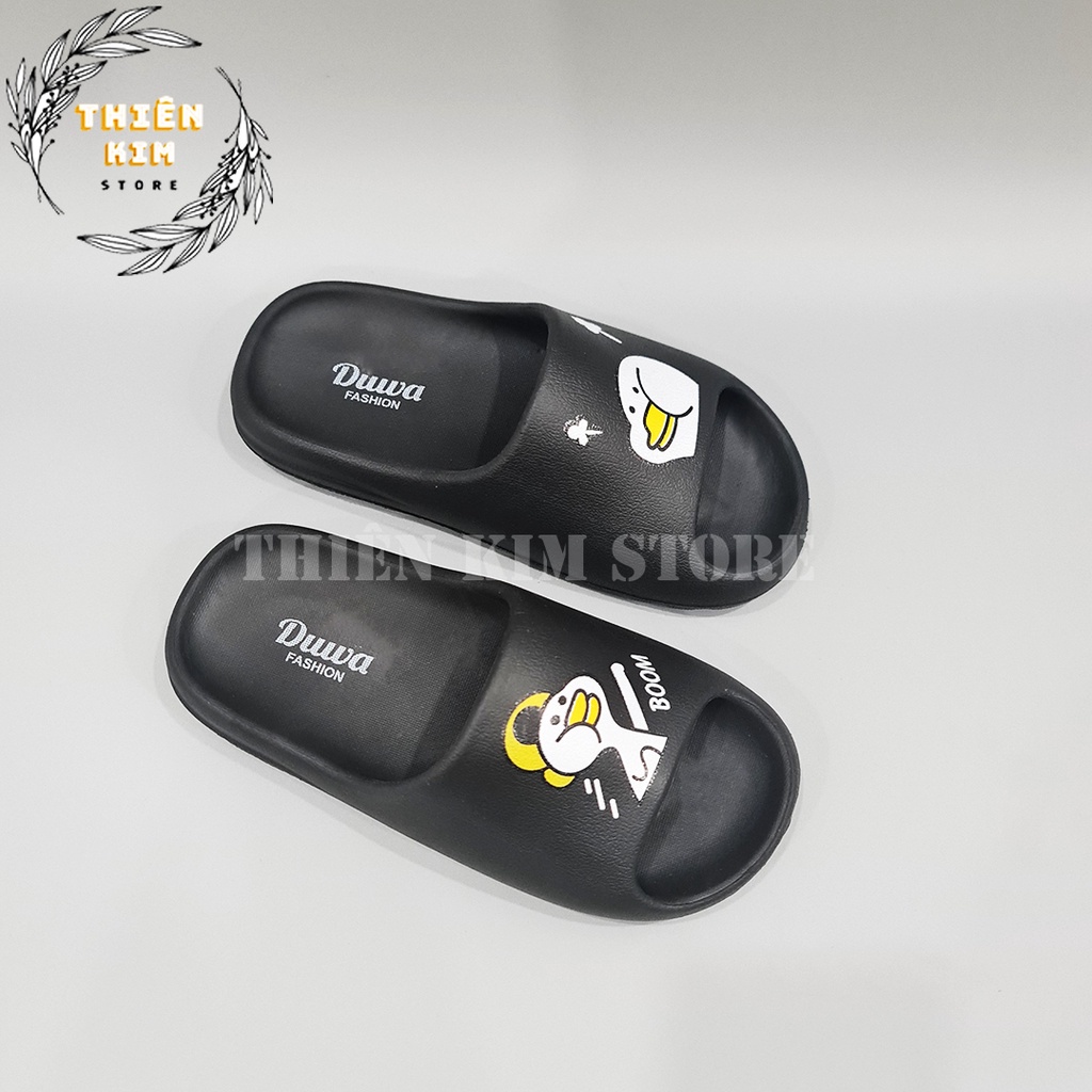 Ảnh thật 100% Dép nữ bánh mì in hình chú vịt dễ thương nhiều màu BM097-3