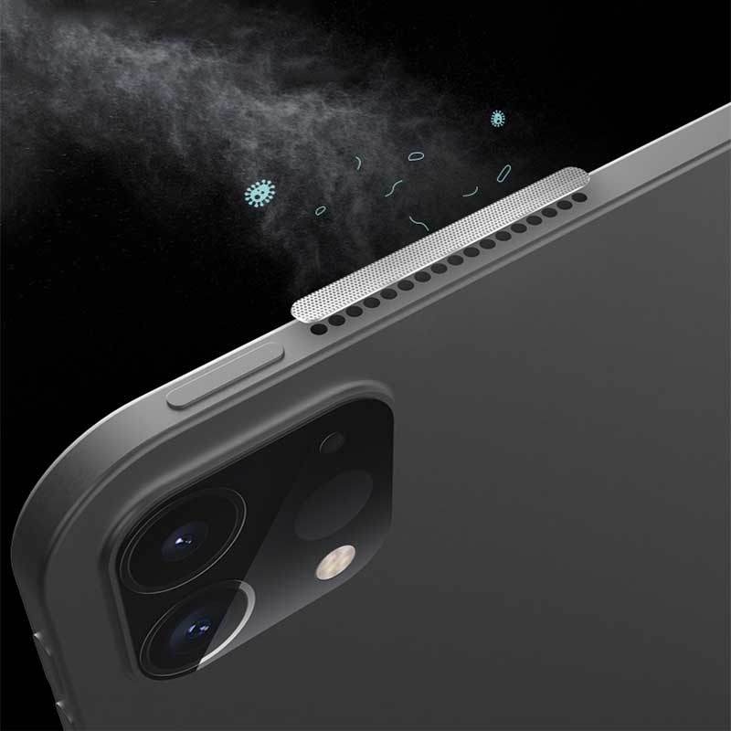 Bộ 4 Miếng Dán Lưới Kim Loại Chống Bụi Chống Nước Thông Dụng Bảo Vệ Cho Loa IPad 11 &quot;12.9&quot; Air4 10.9 &quot;