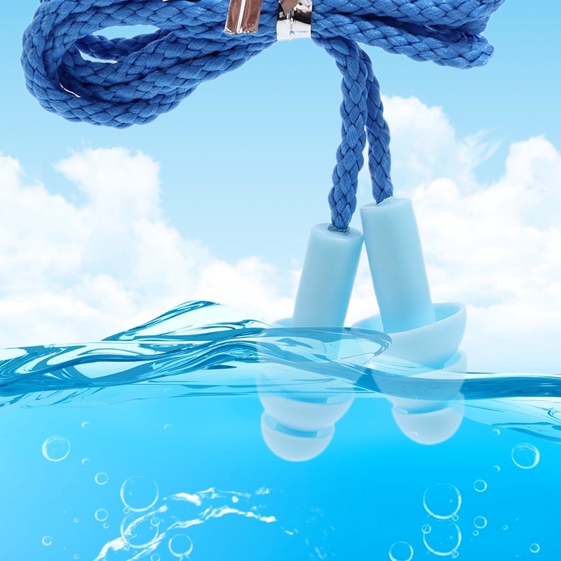 Nút Bịt Tai Bằng Silicon Mềm Chống Nước Có Thể Tái Sử Dụng