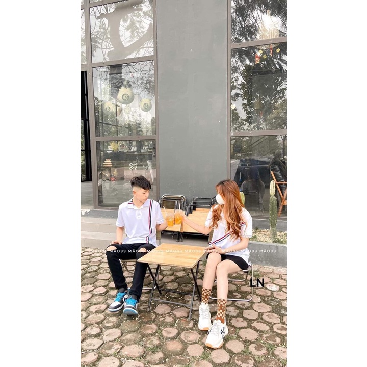[ SẴN HÀNG]Áo PoLo Nam,Nữ có cổ  chất liệu cotton thoáng mát thiết kế thanh lịch phong cách trẻ trung năng động