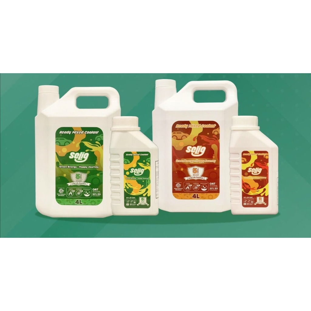 Nước làm mát động cơ SELIG màu đỏ (RED) - Chai 0.5L