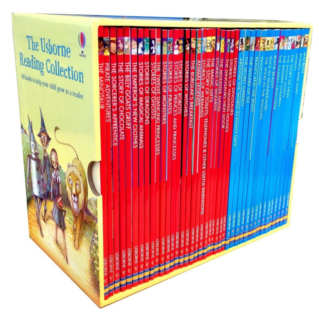 Bộ Usborne vàng (bộ nhập) - the usborne reading collection (40c) có mp3 cho bé