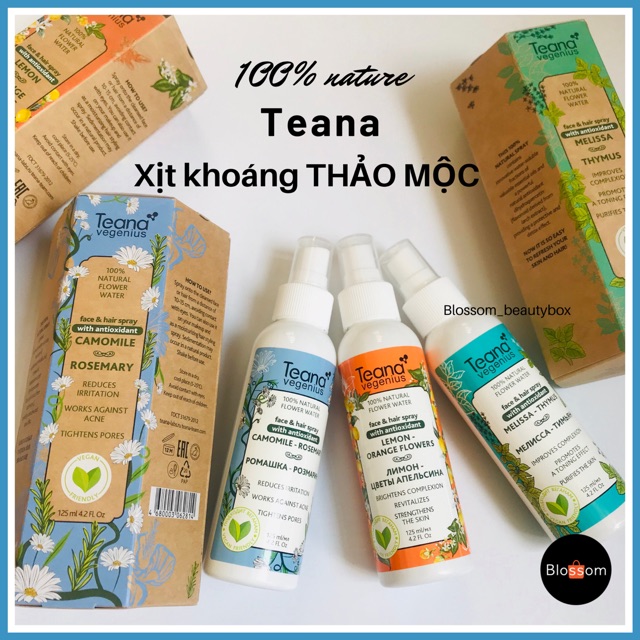 Xịt khoáng thảo mộc Teana Vegenius cao cấp | BigBuy360 - bigbuy360.vn