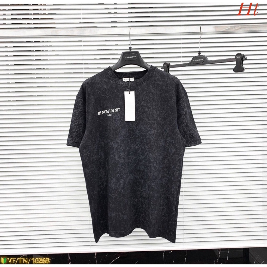 Áo Loang chữ chất liệu cotton thoáng mát thấm hút mồ hôi nam nữ mặc đẹp (HT
