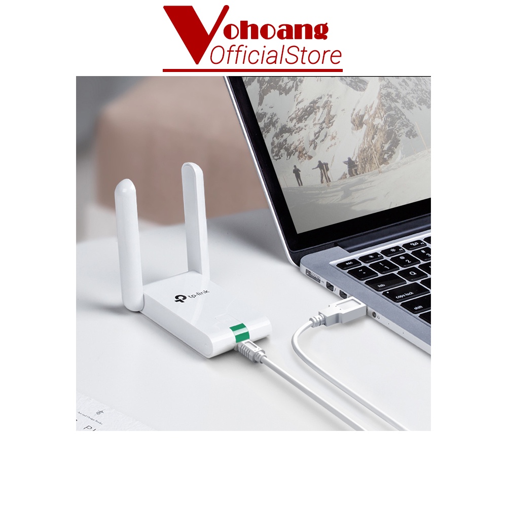 USB thu sóng WiFi TP-LINK TL-WN822N độ lợi cao tốc độ 300Mbps - TPLINK 822N