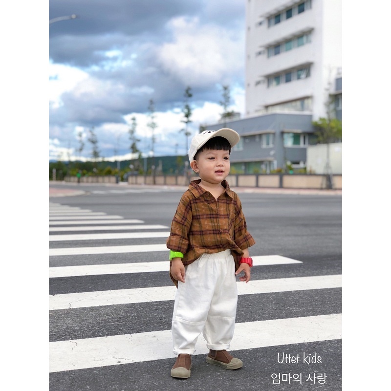 QUẦN KAKI  STYLE HÀN DÀNH CHO BÉ GÁI VÀ BÉ TRAI SIZE 90 ĐẾN 130 form nhỏ hơn 1 size