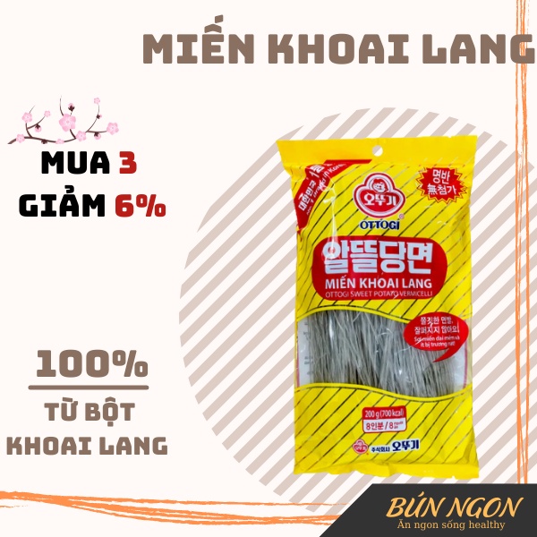 Miến Khoai Lang Ottogi 1KG - Miến Hàn Quốc Nhập Khẩu - Eatclean