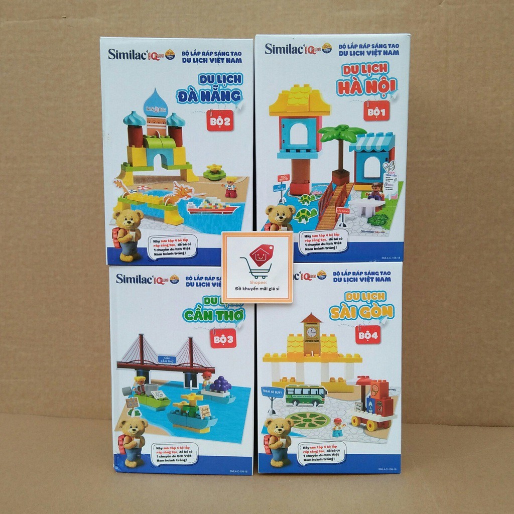 ĐỒ CHƠI LẮP RÁP CHO BÉ SIMILAC - Lego Du lịch Việt Nam