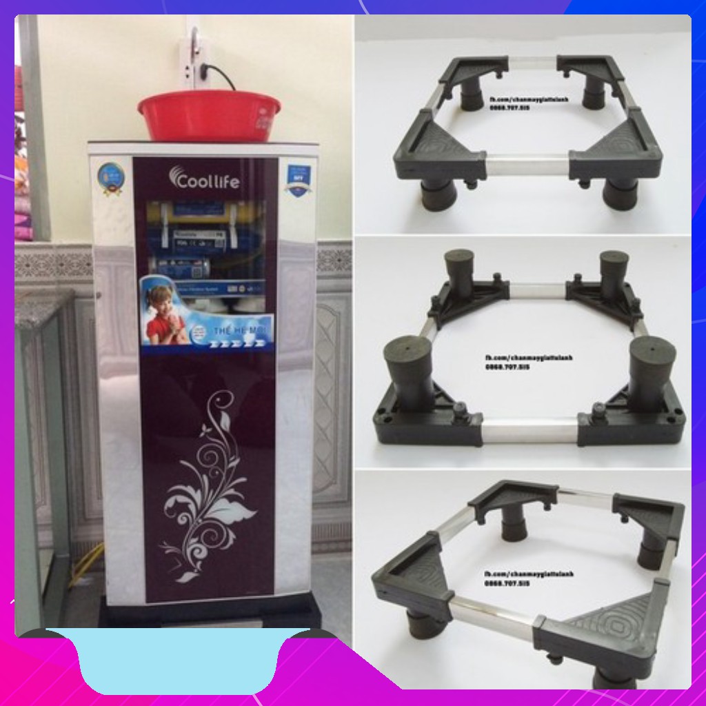 Kệ Để Chân Máy Lọc Nước Inox Đa Năng Cao Cấp QP - Điều Chỉnh Theo Kích Thước Trụ Inox, Đế Cao Su | BigBuy360 - bigbuy360.vn