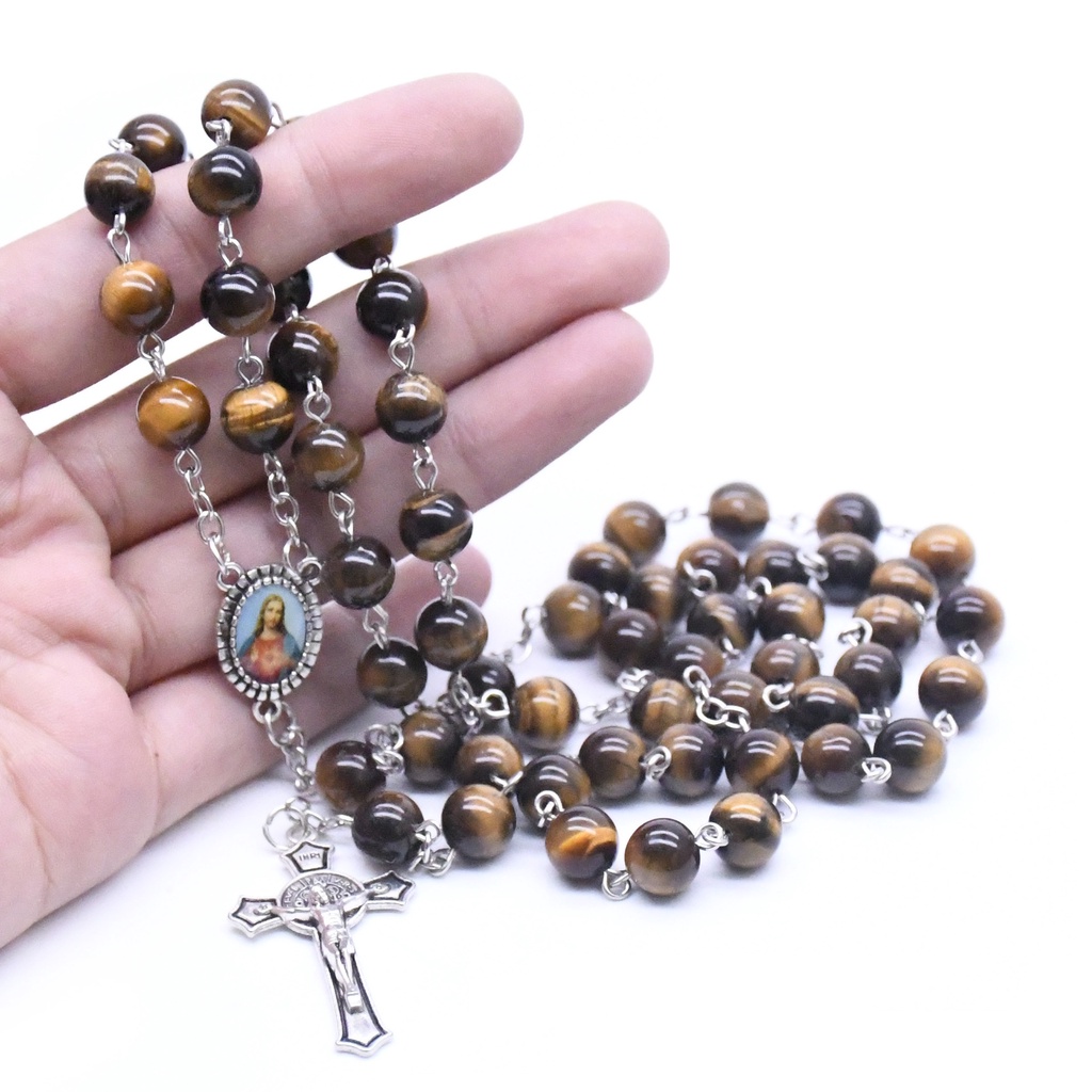 Chuỗi hạt Mân Côi cao cấp, Tràng hạt Mân Côi, dây chuyền mặt Thánh Giá