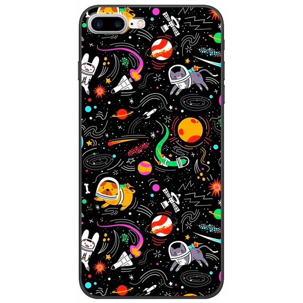 Ốp lưng điện thoại dành cho Iphone 5S, 5SE, Iphone 6/6S, 6 Plus, Iphone 7/8, 7 Plus, 8 Plus mẫu Thú cưng phi hành gia