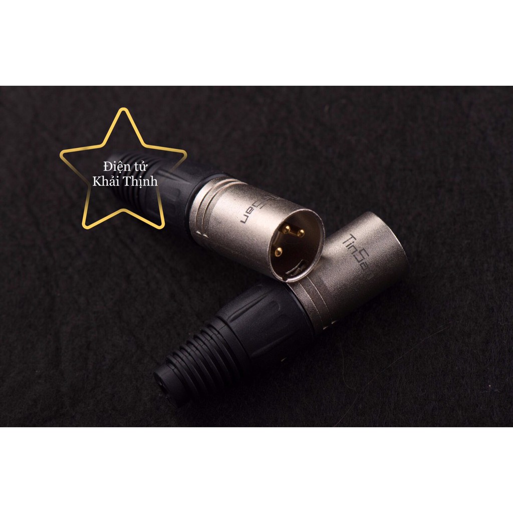 Đầu Jack hàn Canon đực cái chân đồng TinSan