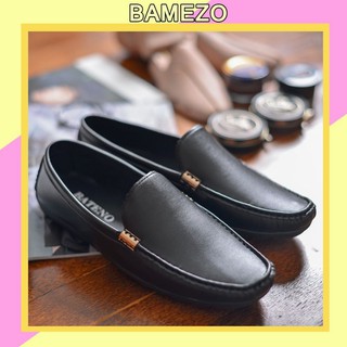 Giày bệt lười da nam Bamezo da mềm chất đẹp giá rẻ thời trang GL11