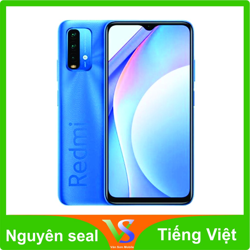 Điện thoại Xiaomi Redmi Note 9 4G 128GB RAM 6GB + Cường lực - Hàng nhập khẩu