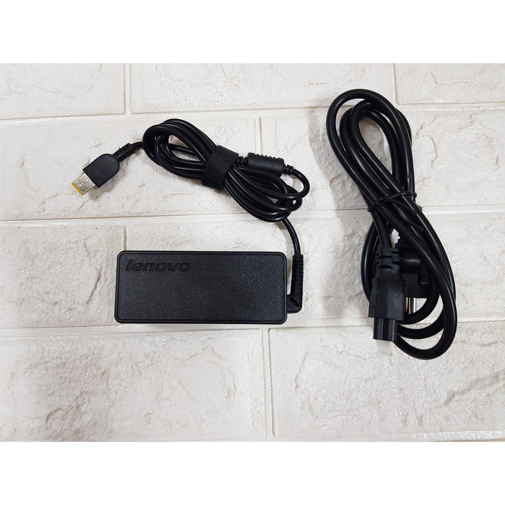 ZIN / QUA SỬ DỤNG SẠC LENOVO CHÂN USB VUÔNG KIM 20V- 4.5A / 3.25A - 65w (Tặng kèm dây nguồn)