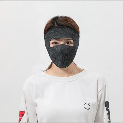 Khẩu trang Ninja dán gáy 2 lớp vải nỉ mềm mại thấm hút tốt chống nắng chống bụi chạy xe ôm khít vừa khuôn mặt nam nữ hè | BigBuy360 - bigbuy360.vn