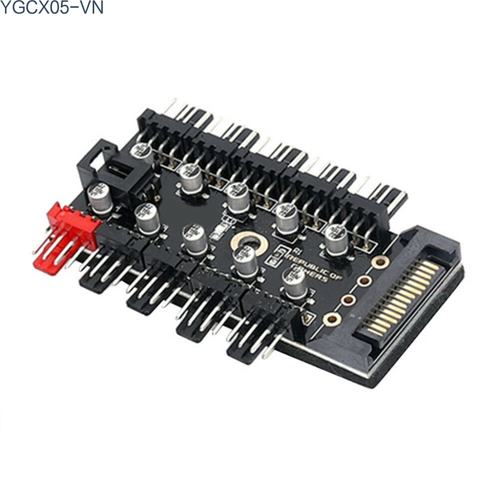 Bộ Chia Quạt Tản Nhiệt 4 Pin Pwm 1 Sang 10 12v | BigBuy360 - bigbuy360.vn