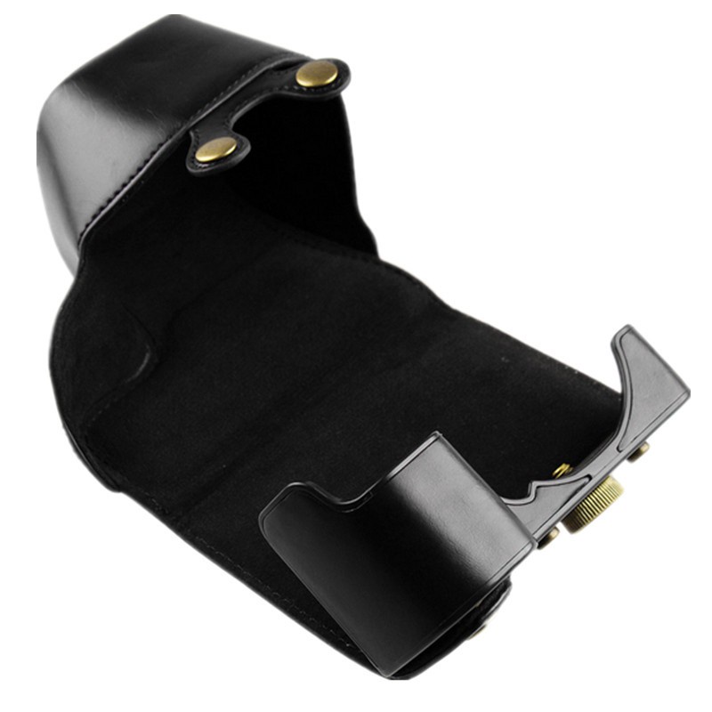 Túi Da Pu Đựng Máy Ảnh Sony A6400 A6300 A6100 A6000 Với 16-50mm