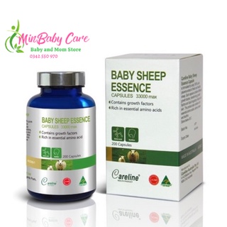 Nhau thai cừu careline - baby sheep essence 33000max lọ 200 viên