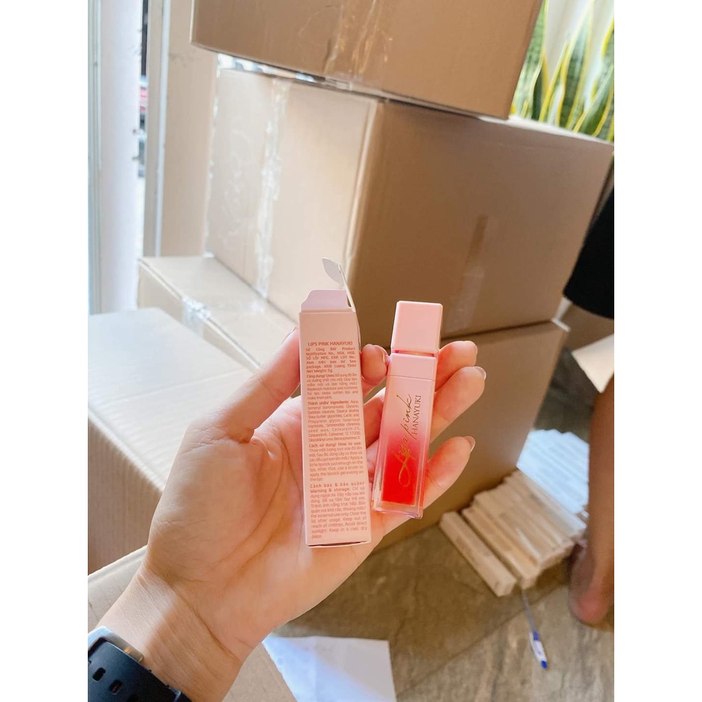 Son Khử Thâm Hồng Môi HANAYUKI