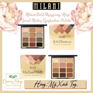 [Hàng Ý] Bảng Phấn Mắt 12 ô Milani Bold Obsessions & Most Loved Mattes Eyeshadow Palette