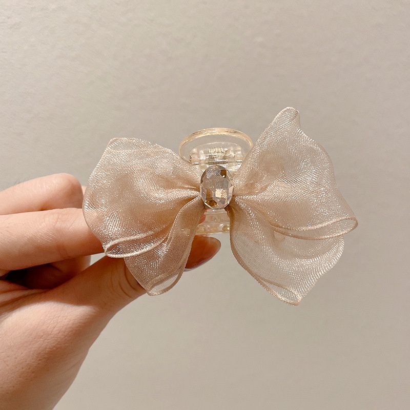 Kẹp Tóc Nơ Nhỏ Hai Mặt Thời Trang Hàn Quốc