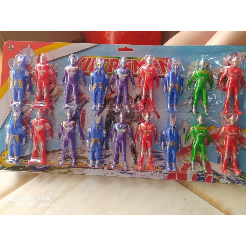 Vỉ 12con siêu nhân loại cực đẹp