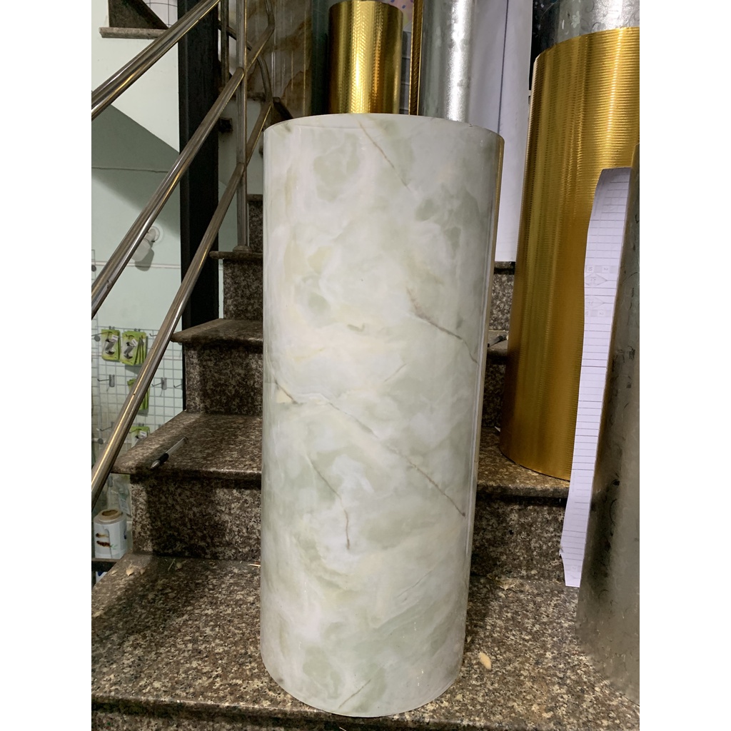 1 mét decal tráng nhôm cách nhiệt dán bếp đá sang trọng khổ 60cm keo sẵn