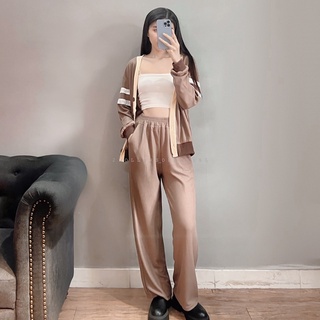 Set Thể Thao Thom Dài 2 Sọc