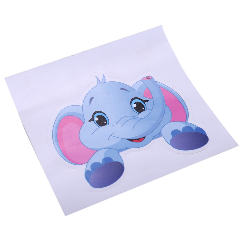 Sticker Dán Công Tắc Đèn Hình Chú Voi Dễ Thương Trang Trí Nhà Cửa