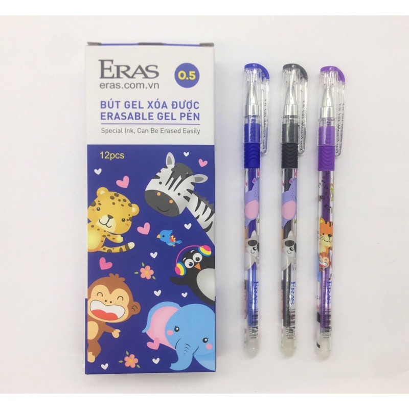 Bút gel xoá được Eras E147 hộp 12 cây